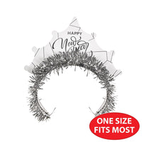 Beistle White New Year Silver Tiara (50 per Box)