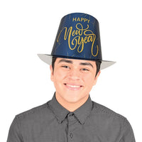 25 Pack Bulk Midnight Blue New Year Hi-Hat