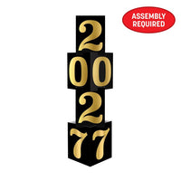 6 Pack Bulk Foil 2027 Column Decoration New Year's & Graduation Party - view 4