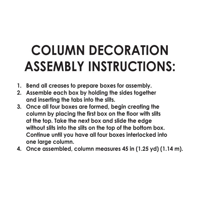6 Pack Bulk Foil 2027 Column Decoration New Year's & Graduation Party - view 6
