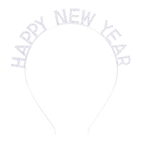 Rhinestone Happy New Year Headband (1 per package)