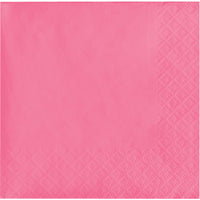Candy Pink Beverage Napkins