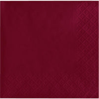 Burgundy Beverage Napkin 2Ply (50/Pkg)