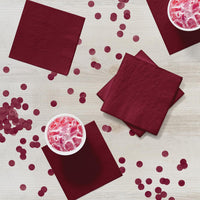 Burgundy Beverage Napkin 2Ply (50/Pkg)