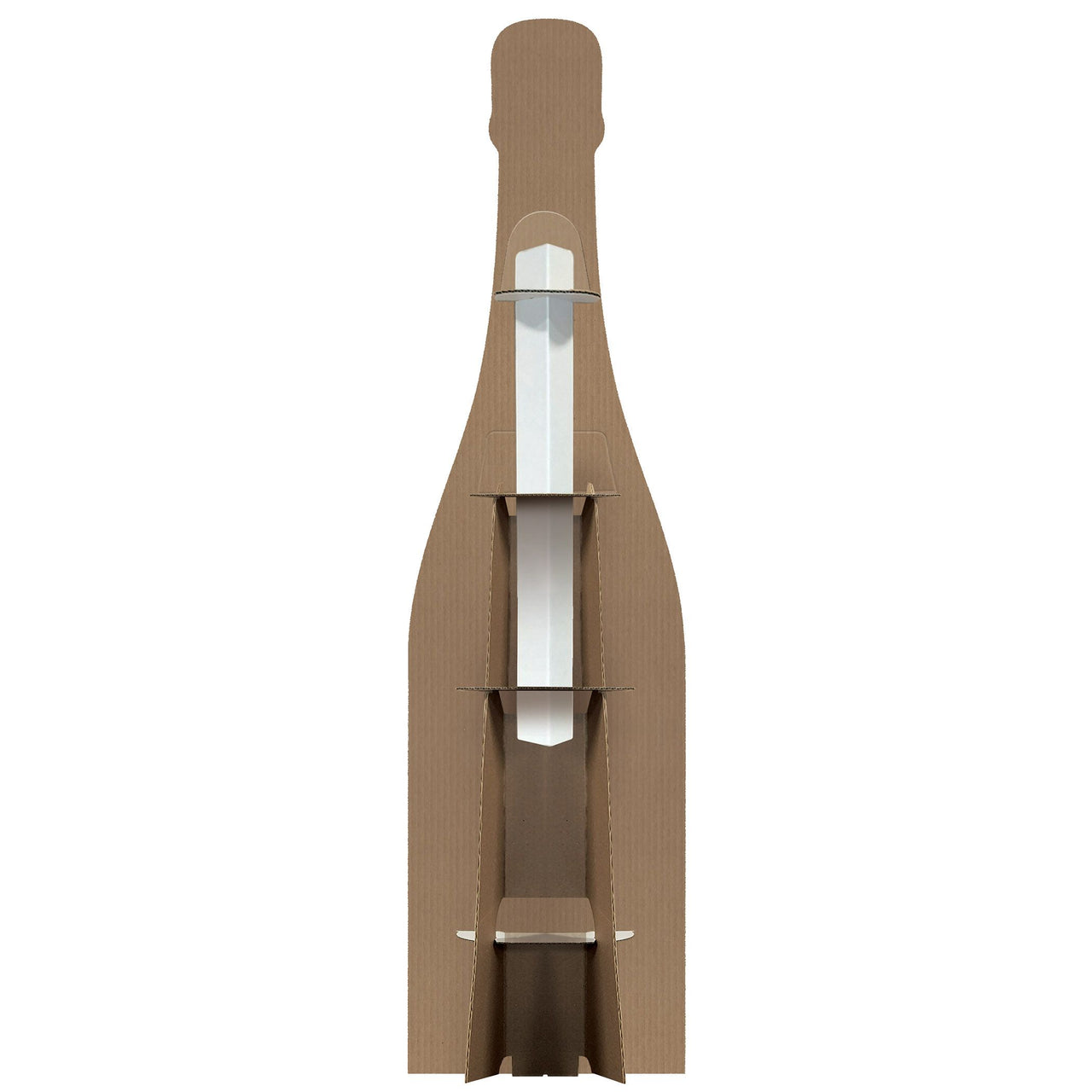 4 Pack Bulk Champagne Bottle Stand-Up Prop 4ft 10in New Year's & Awards