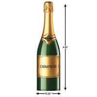 4 Pack Bulk Champagne Bottle Stand-Up Prop 4ft 10in New Year's & Awards