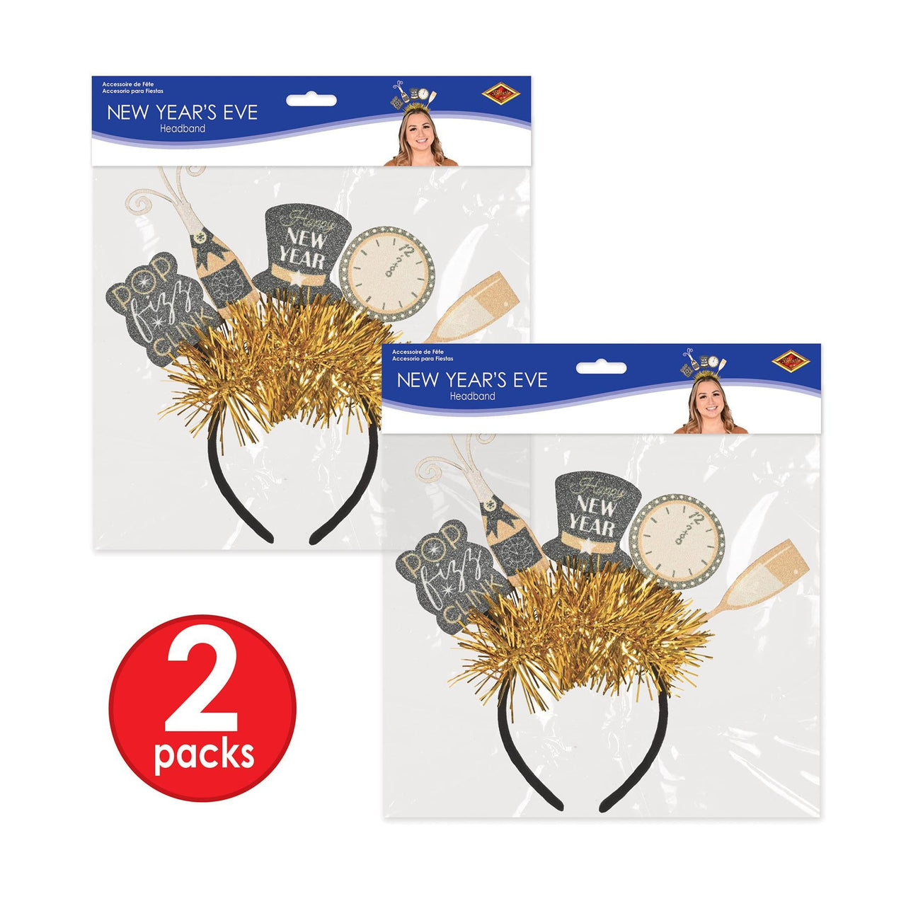 Bulk New Year's Eve Boppers (12 Pkgs Per Case) by Beistle