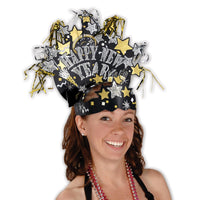 Glittered New Year Headdress - Bulk/12 Headdress