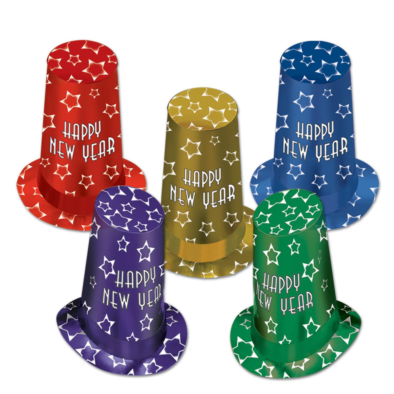 New Year Super Hi-Hats - Bulk 10 Pack