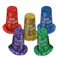 New Year Super Hi-Hats - Bulk 10 Pack