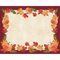 Leaves And Pumpkin Placemats, 12 ct on sale at PartyDecorations.com