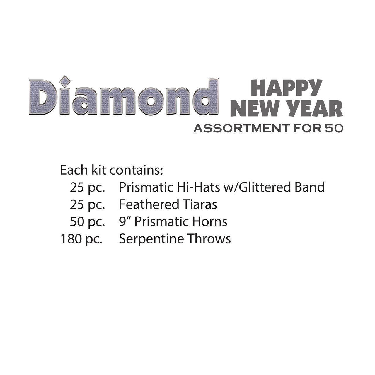 Diamond Happy New Year Assortment for 50 People