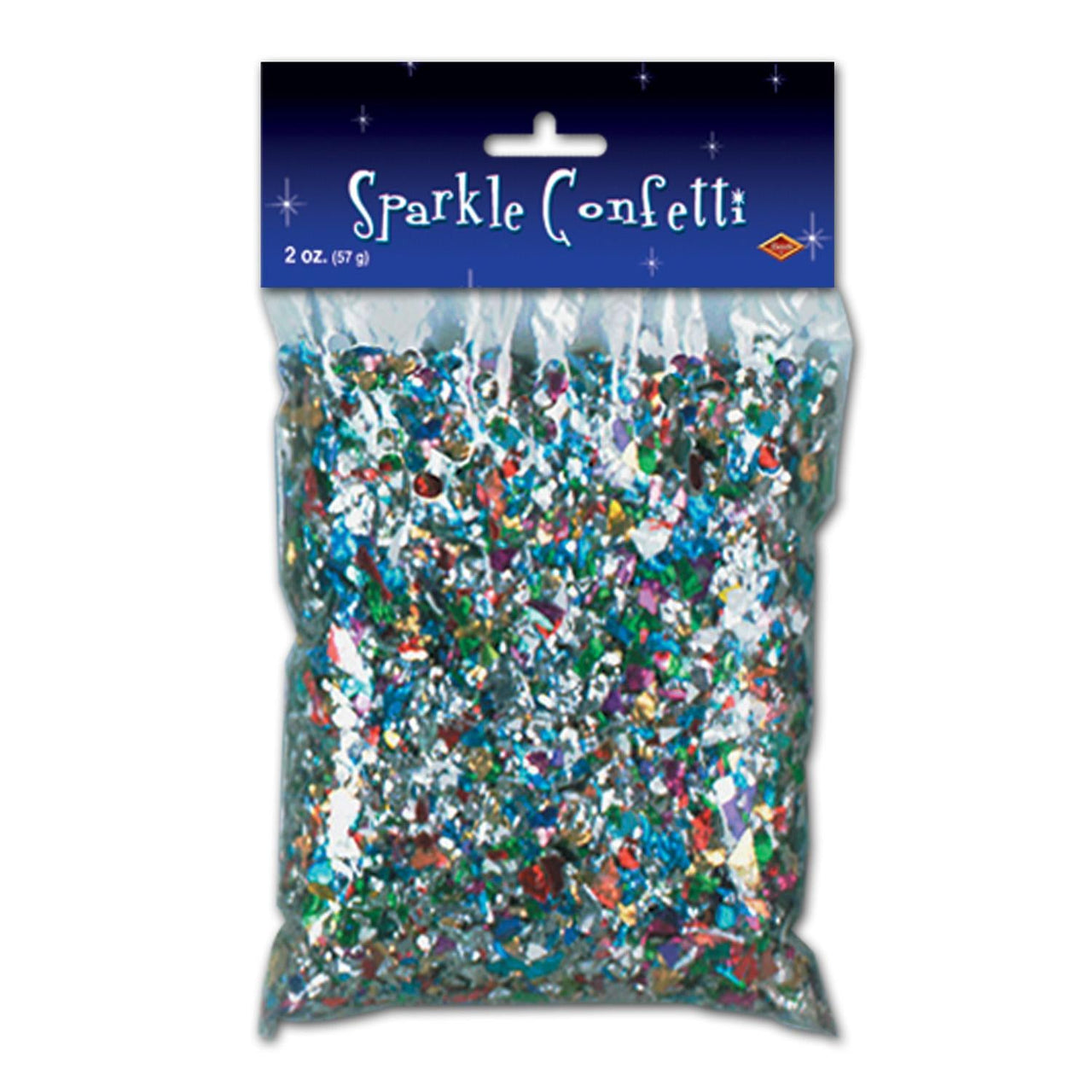 New Year's Eve Packaged Sparkle Confetti (2 Oz/Pkg) - Bulk/50 Packages