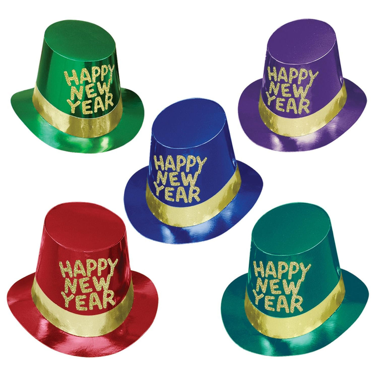 Gold Coast New Years Party Hi-Hats - Bulk 25 Pack
