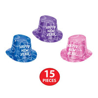 Super Hi-Hat New Year's Eve Party Kit for 50 People