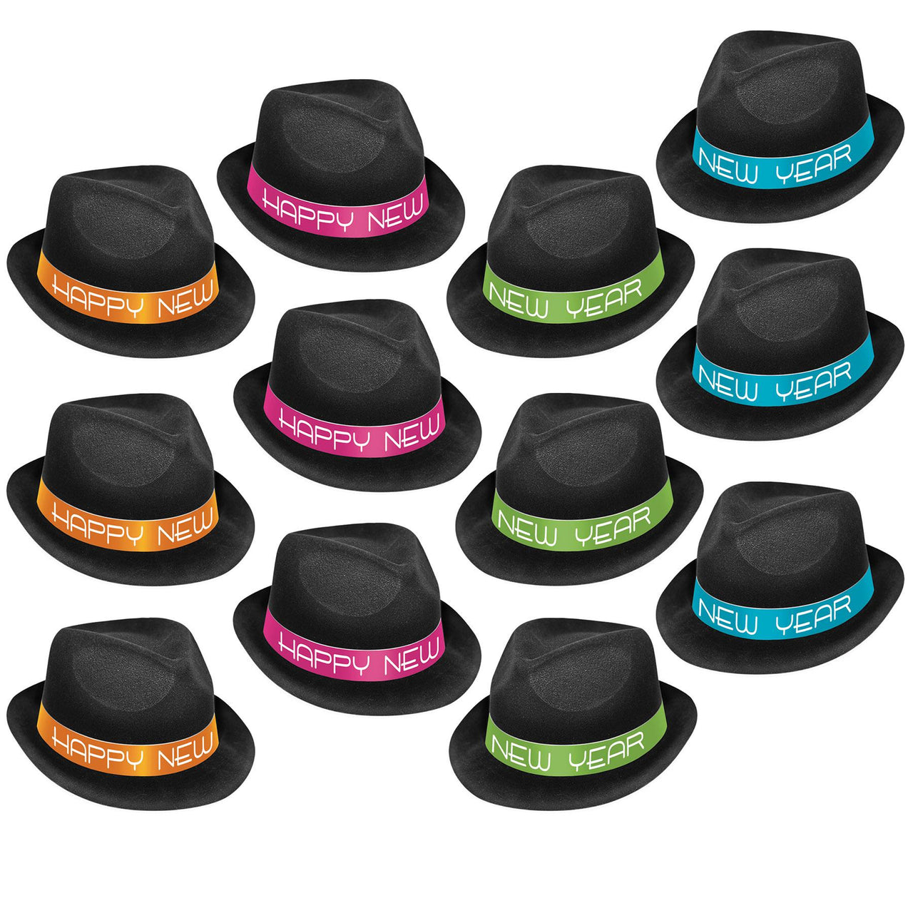 Neon Glow Chairman Hats, party supplies, decorations, The Beistle Company, New Years, Bulk, Holiday Party Supplies, Discount New Years Eve 2017 Party Supplies, 2017 New Year's Eve Stuff to Wear, New Year's Eve Hats and Tiaras