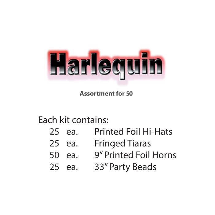 Harlequin New Year's Eve Party Kit