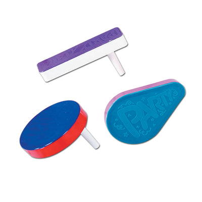 New Year's Eve Racket Raise 'N Noisemakers assorted colors - Bulk 50 Pack