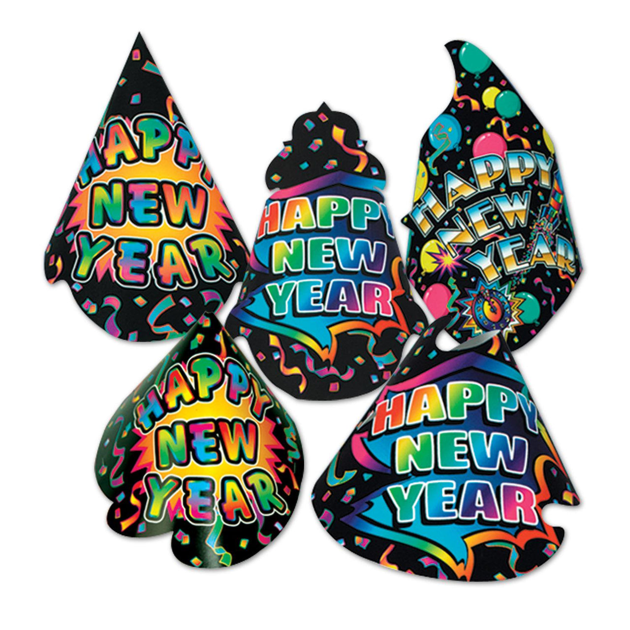 New Yorker New Year's Eve Party Hats - Bulk 50 Pack