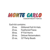 The Monte Carlo New Year's Eve Party Kit for 50 People