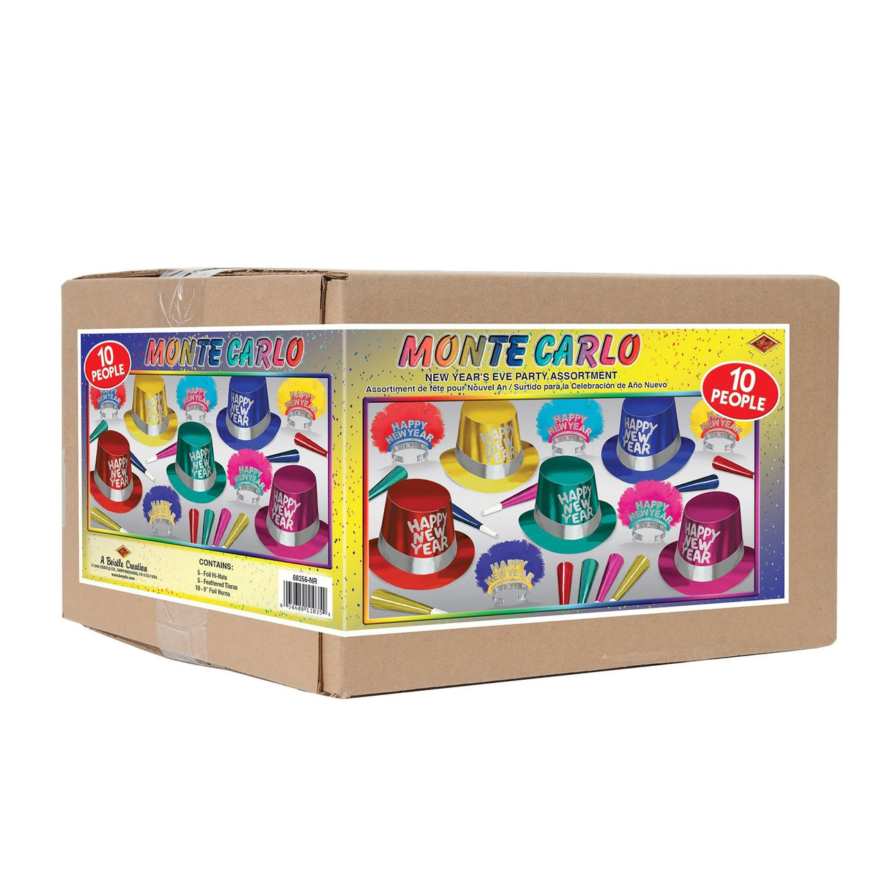 The Monte Carlo New Year's Eve Party Kit for 10 People