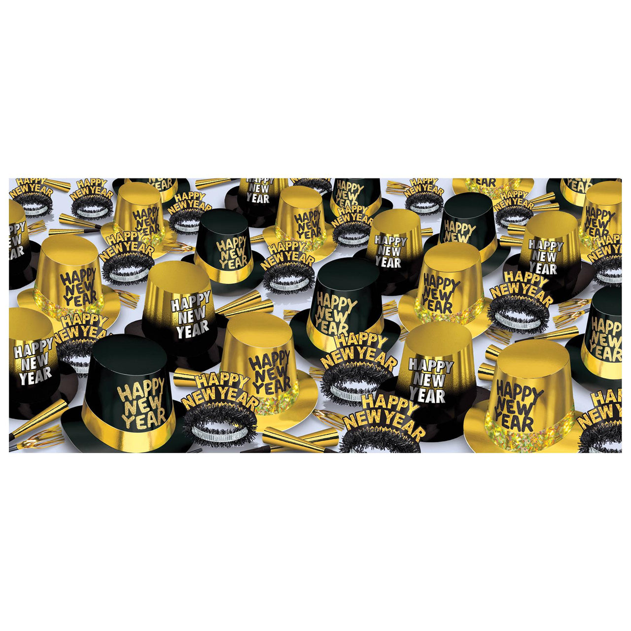 The Great New Year Party Kit for 300 People - Gold