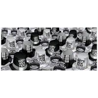 The Great New Year Party Kit for 300 People - Silver