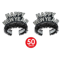 Showtime Silver New Year's Eve Party Kit for 100 People