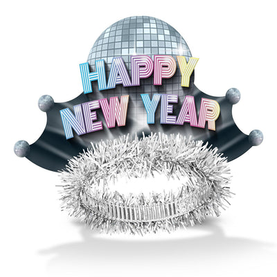 New Year's Eve Disco Fever Tiara - Bulk 50 Pack
