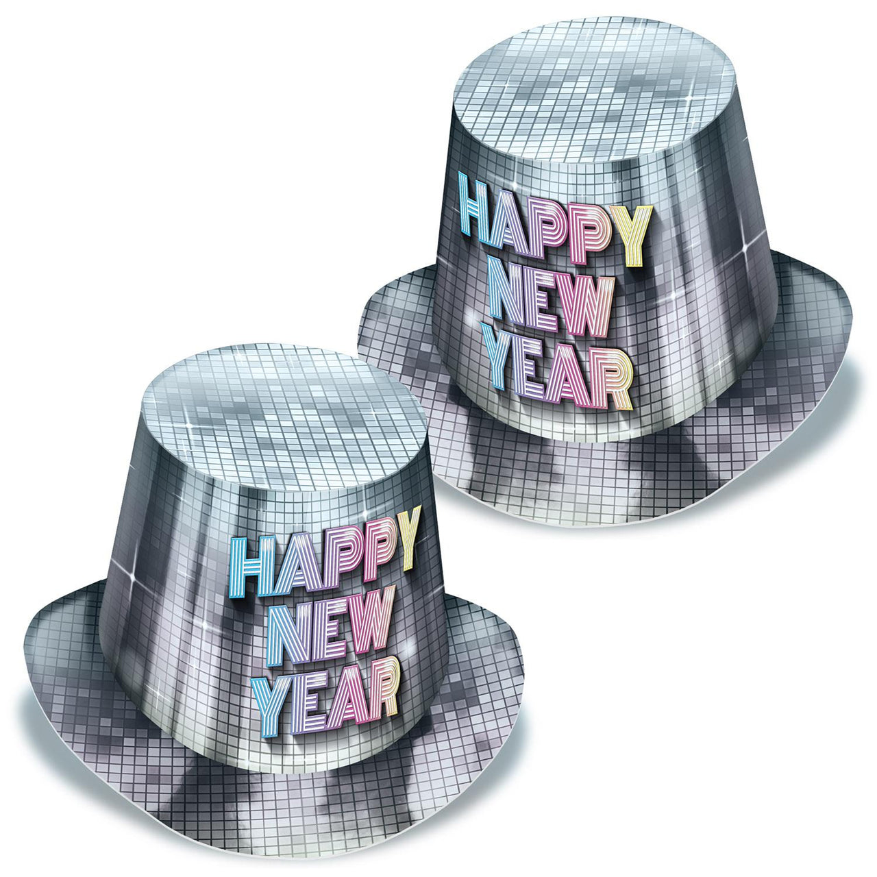 New Year's Eve Disco Fever Hi-Hats - Bulk 25 Pack
