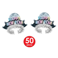 Disco Fever Assortment for 50, party supplies, decorations, The Beistle Company, New Years, Bulk, Holiday Party Supplies, Discount New Years Eve 2017 Party Supplies, 2017 New Year's Eve Party Kits, New Year's Party Kits for 50 People