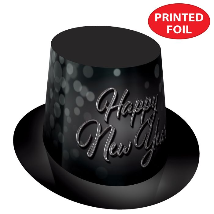 25 Pack Bulk Blackout New Year Hi-Hat