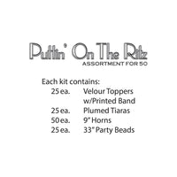 Puttin' On The Ritz New Year's Eve Party Kit for 50 People