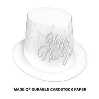 25 Pack Bulk Whiteout New Year Hi-Hat