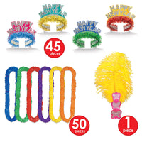 Super Bonanza New Year's Eve Party Kit for 100 People