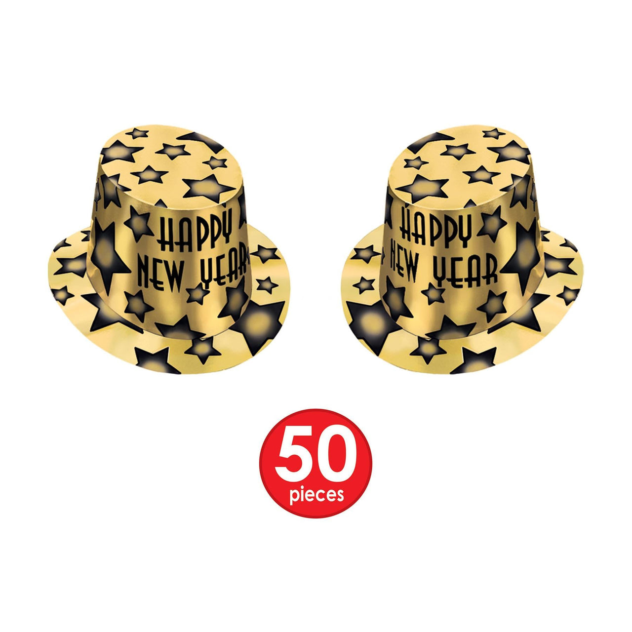 Gem-Star Deluxe Gold New Years Eve Party Kit for 100 People