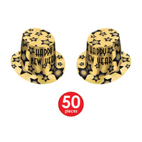 Gem-Star Deluxe Gold New Years Eve Party Kit for 100 People