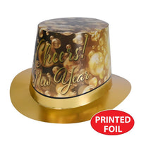 25 Pack Bulk Champagne New Year Hi-Hat