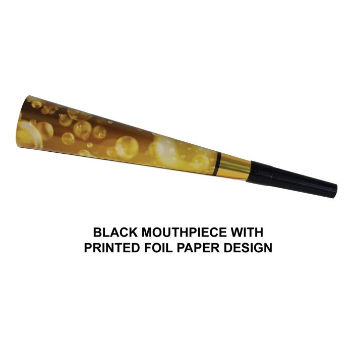 100 Pack Bulk Champagne New Year Horns