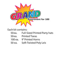 The Grand New Year's Eve Party Kit for 100 People