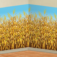 Thanksgiving Cornstalks Backdrop (1/Package)