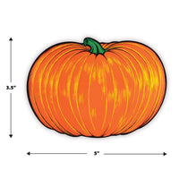 240 Pack Bulk Mini Pumpkin Cutout Decorations