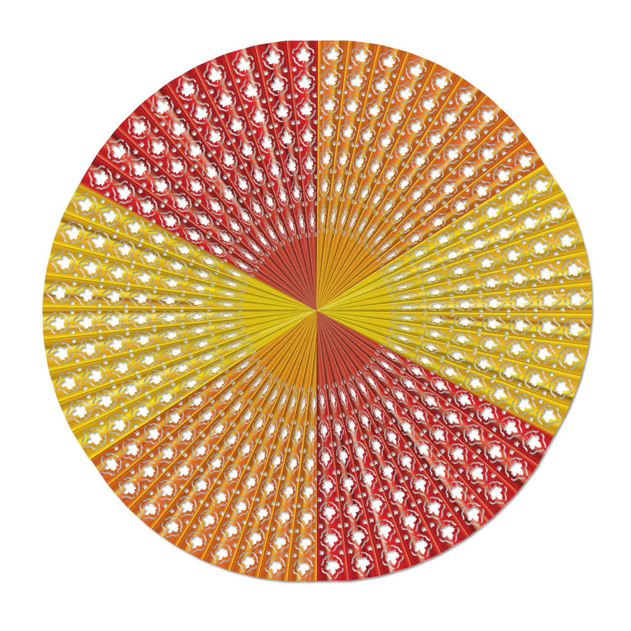 Thanksgiving Leaf Jumbo Display Fan - Bulk/4 Fans