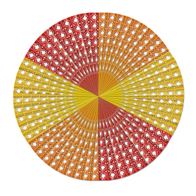 Thanksgiving Leaf Jumbo Display Fan - Bulk/4 Fans