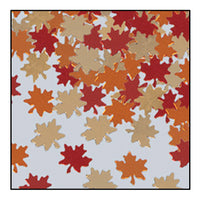 Thanksgiving Confetti Autumn Leaves copper - gold - red (1 Oz per Pack) - Bulk/12 Packs