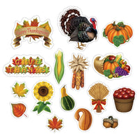 Thanksgiving Cutouts - Bulk 192 Pack