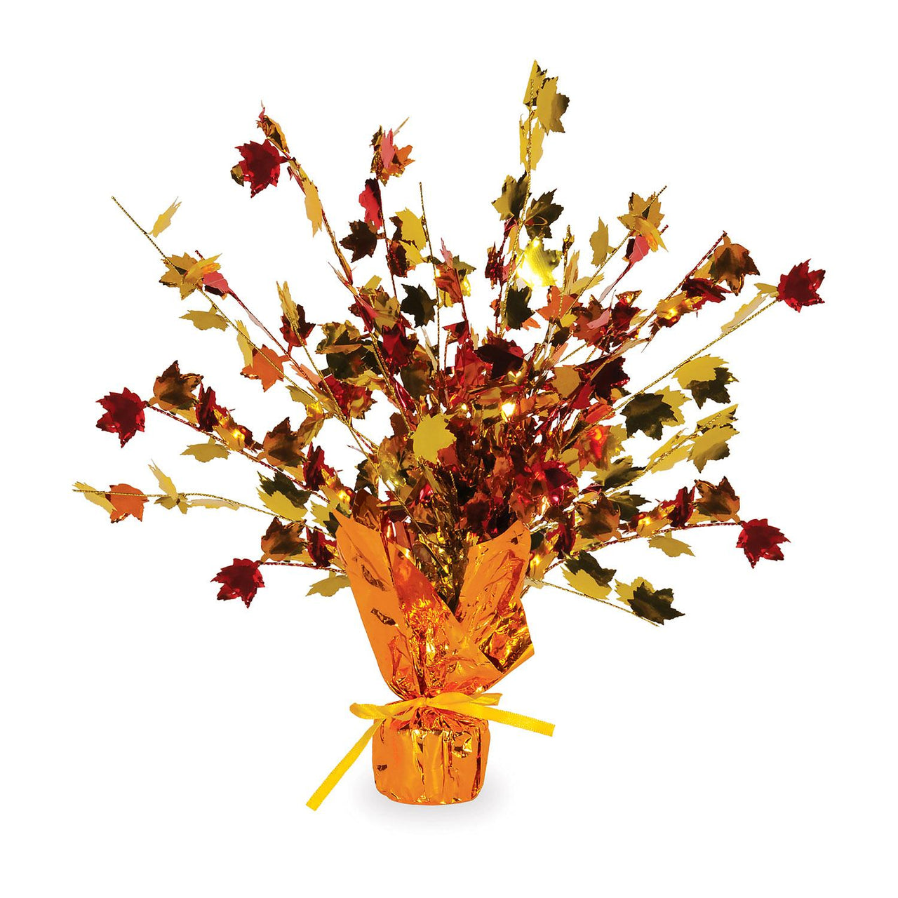 Thanksgiving Fall Leaves Centerpiece - Bulk 12 Pack