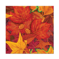 Thanksgiving Fall Leaf Beverage Napkins - Bulk 192 Pack