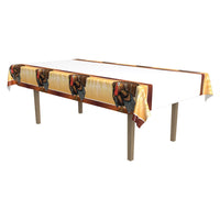 Thanksgiving Turkey Tablecover - Bulk 12 Pack