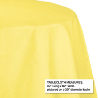 Mimosa Round Polylined TIssue Tablecover, 82